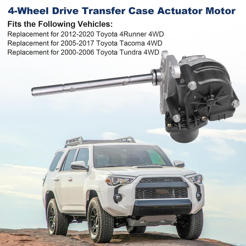 RALBDX 3641034015 Transfer Case Shift Motor Actuator Compatible with Toyota Tundra 2000-2006, Tacoma 2005-2017, 4Runner 2010-2017 4WD Transfer Case Motor Transmission Actuator Assembly # 36410-34015 - Image 3